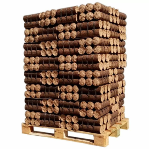 Madeira Densificada – Sem Embalagem Plástica Individual – Palete de 960 kg – Nova