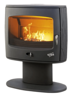 Anthracite 8 Kw Salamandra a Lenha Godin Eliot- Novo