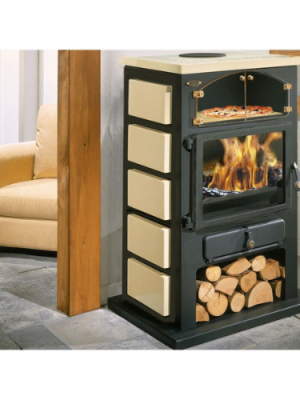 Salamandra a Lenha Chamonix Xxl 12 Kw Godin - Nueva