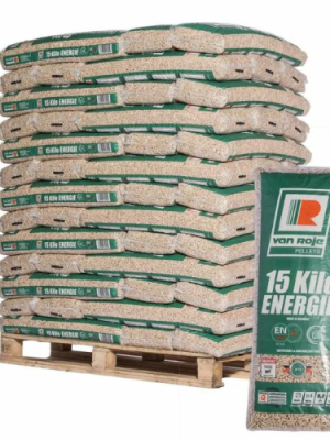 Pellets Van Roje – Palete com 65 sacos de 15 kg – Novo