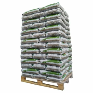 Pellets de Energia em Madeira dos Pirenéus – Palete com 65 Sacos de 15 kg – Novo